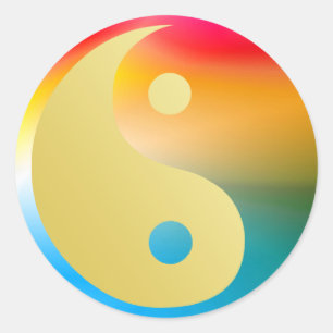 Adesivo Groovin' Yin e Yang Sticker