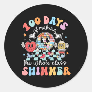 Adesivo Groovy 100 Dias De Shimmer Cl Inteiro Do Fazer Dis
