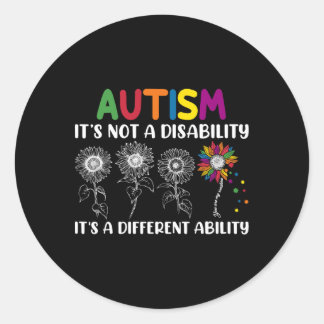 Adesivo Groovy Autismo Sensibilização Mês Girassol Diferen