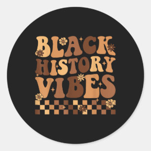 Adesivo Groovy Black History Month Ortodia Melanin African
