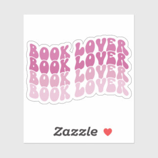 Adesivo Groovy Book Amplamente Cor-de-rosa