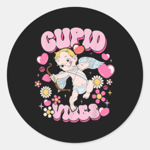 Adesivo Groovy Cupido Vibes Dia dos Namorados Casal Bo