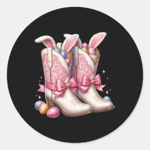 Adesivo Groovy Cute Easter Ovos Arranja Uivela Ocidental