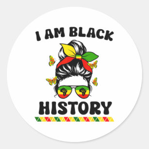 Adesivo Groovy I Am Black History Month Black Women Girl P