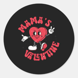 Adesivo Groovy Mama É O Meu Namorados Coração Bonito Mãe G