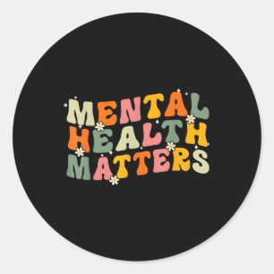 Adesivo Groovy Mental Health S Human Brain Illness Awarene