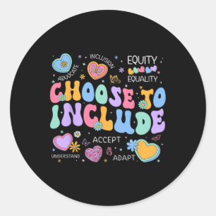Adesivo Groovy Opta Por Incluir Autismo De Professores Com