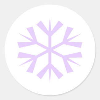 Adesivo Groovy Purple Snowflake