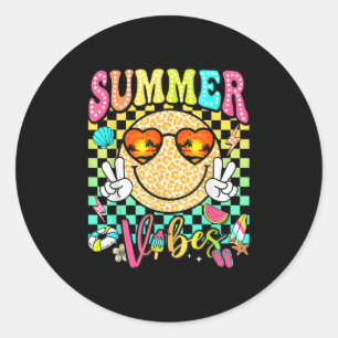 Adesivo Groovy Summer Vibes Meninas Meninas Summer Beach V