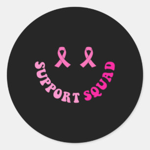 Adesivo Groovy Support Squad Breast Cancer Sensibilização