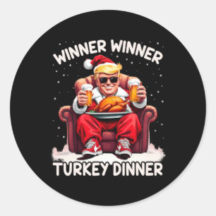 Adesivo Groovy Xmas Trump Vencedor Turco Janta