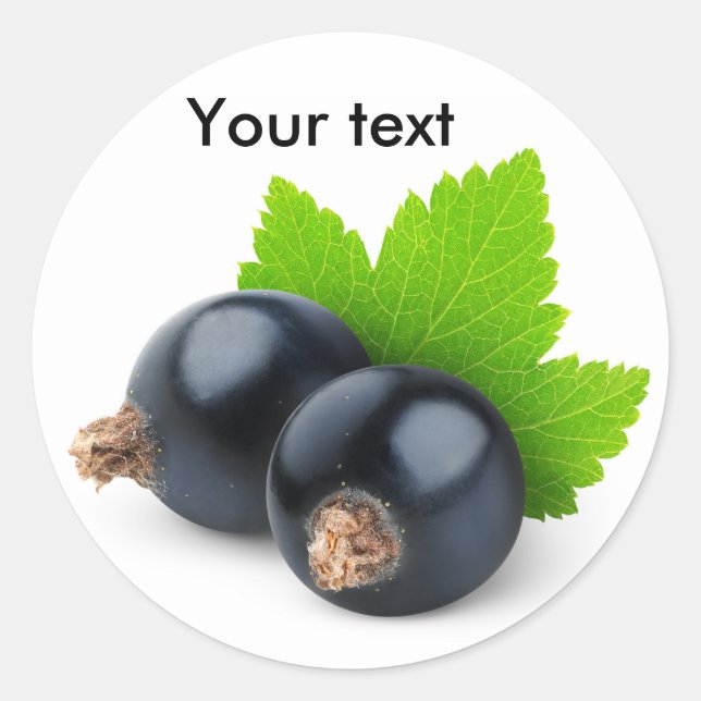 Adesivo Groselhas pretas (Frente)