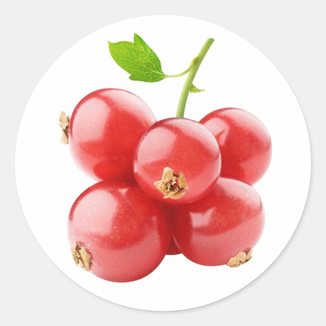 Adesivo Groselhas vermelhas (Frente)