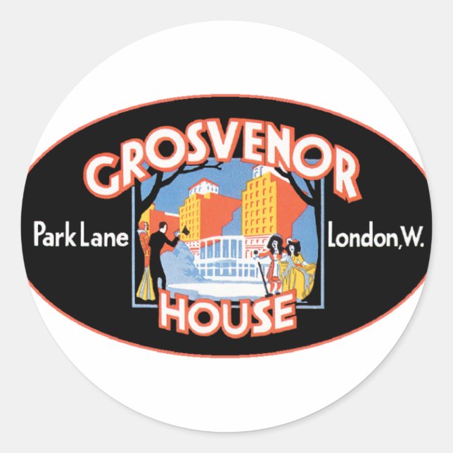 Adesivo GrosvenorHouseLondon (Frente)