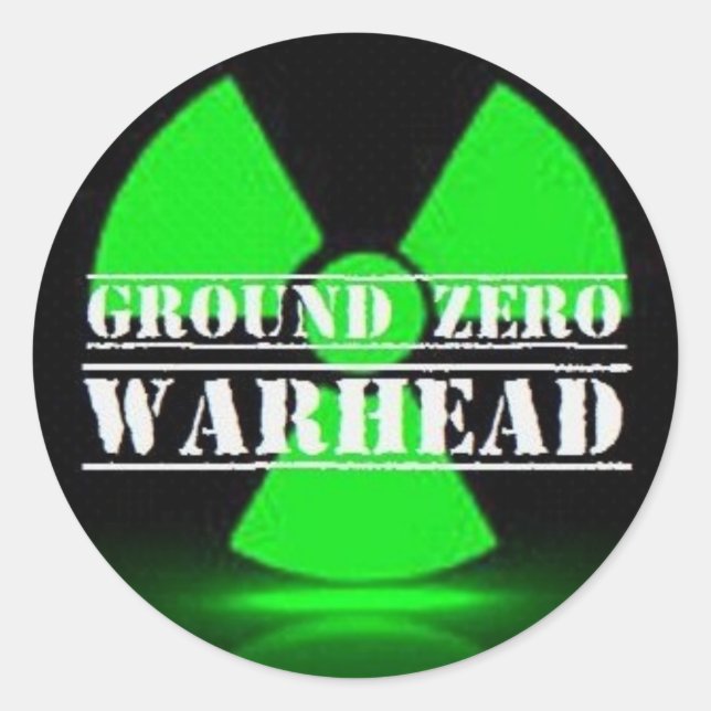 Adesivo Ground Zero Warhead (Frente)