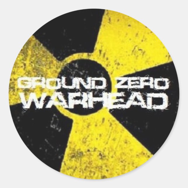 Adesivo Ground Zero Warhead (Frente)