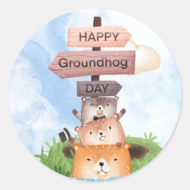 Adesivo Groundhog (Frente)