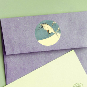 Adesivo Grua Na Onda Oceânica