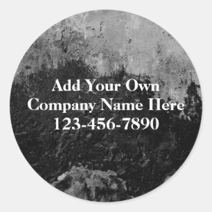 Adesivo Grunge Black Paint Faux Fink Design