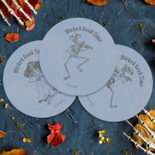 Adesivo Grunge Retro Black Halloween Party