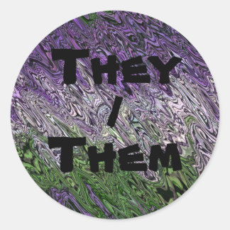 Adesivo Grungy Groovy Funky Trippy Genderqueer Pride