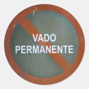 Adesivo Grungy Street Sign