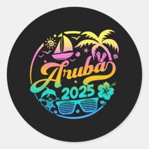Adesivo Grupo Aruba 2025 de Férias Familiares