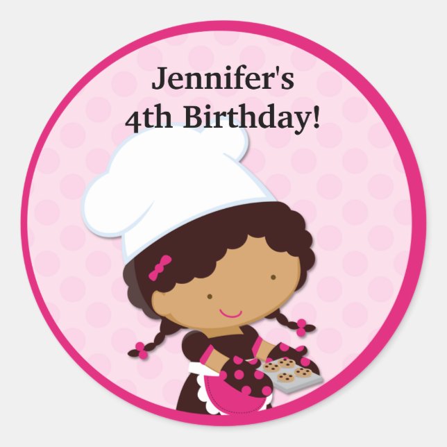 Adesivo Grupo Baking Favor Stickers (Frente)