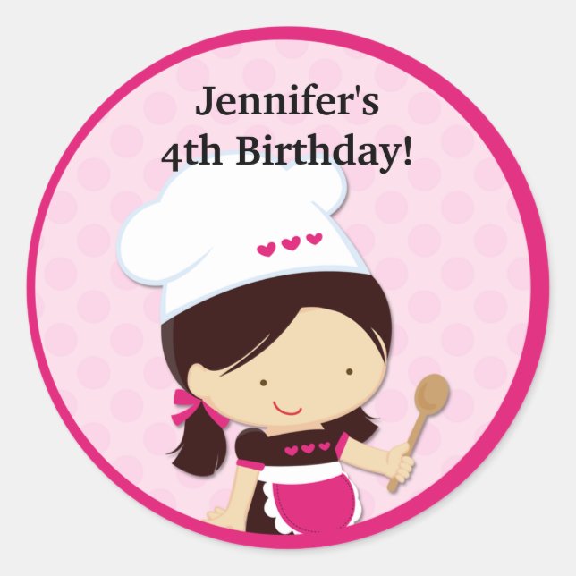 Adesivo Grupo Baking Favor Stickers (Frente)