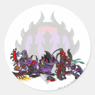Adesivo Grupo da citadela de Darigan da equipe