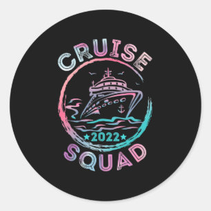 Adesivo Grupo Da Família Cruise Squad 2022 Com Ancho