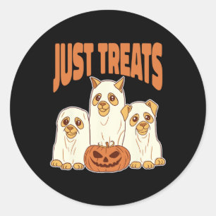 Adesivo Grupo De Cães Fantasmas Spooky Halloween Cat Lover