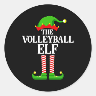 Adesivo Grupo de Combinação da Família do Elf de Voleibol 