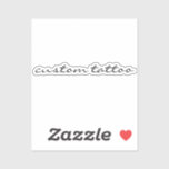 Adesivo Grupo de Cotação Temporária de Tatuagem de Texto T<br><div class="desc">Personalizou seu presente de aniversariante, Personalize sua escolha de fonte, Personalize o numero romano dele, Personalize o nome do texto cursivo, Crie uma assinatura falsa não permanente, de escrita manual para a noite do evento, solteiro de moto de galinha, escrevendo, adesivo para a coluna do braço do pulso, tornozelo da...</div>