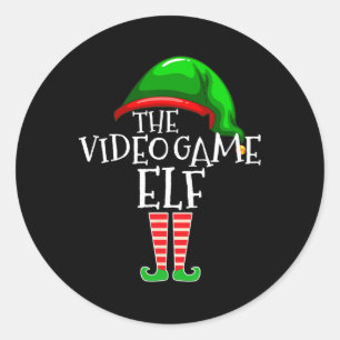 Adesivo Grupo de Elfos de Video Game Correspondência Famíl