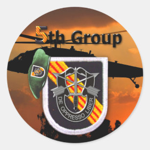Adesivo Grupo de Forças Especiais da 5, Green Berets SF C