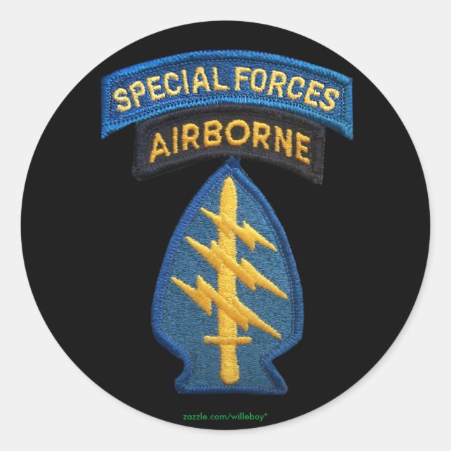 Adesivo Grupo de forças especiais "Green Berets" iraq Stic (Frente)