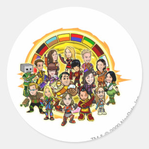 Adesivo Grupo de funcionarios do copo de Altador