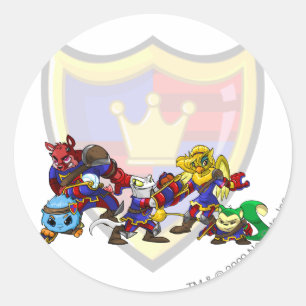 Adesivo Grupo de Meridell da equipe