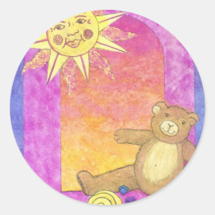 Adesivo Grupo de Sun do urso de ursinho