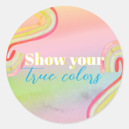 Adesivo Grupo de Tema de Cor