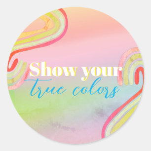 Adesivo Grupo de Tema de Cor