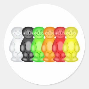 Adesivo Grupo do bebê da geléia