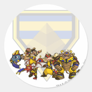 Adesivo Grupo perdido do deserto da equipe