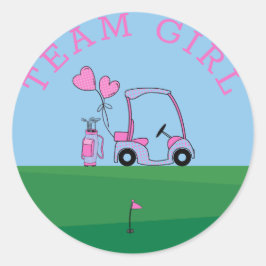 Adesivo Grupo Rosa Gênero Rapariga Votar Partido Golfe