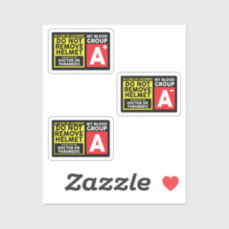 Adesivo Grupo sanguíneo A