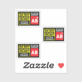 Adesivo Grupo sanguíneo AB