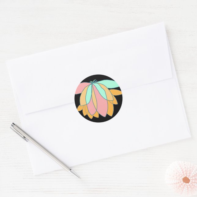 Adesivo Grupos de Folhas (Envelope)