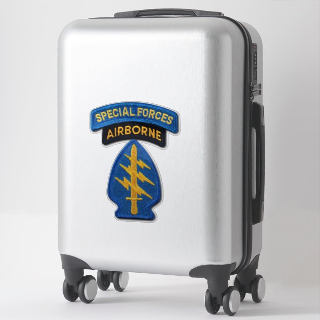 Adesivo Grupos de Forças Especiais do Exército Contornos V (Mala)