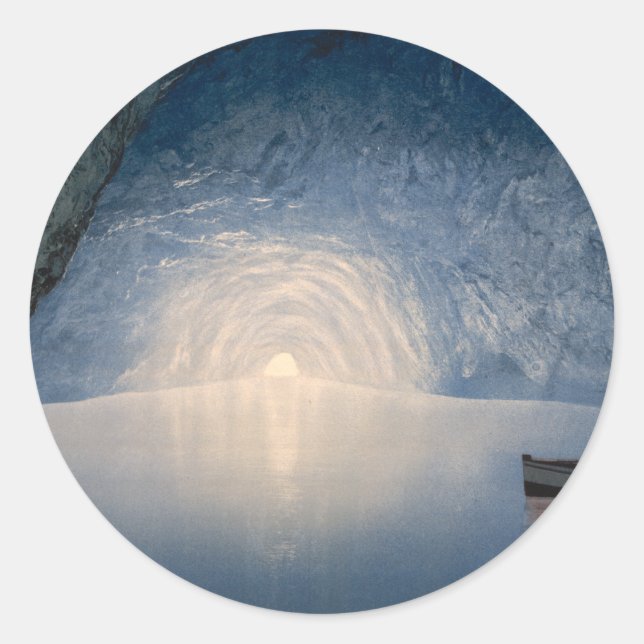 Adesivo Gruta azul, ilha de Capri, Campania, Italia (Frente)